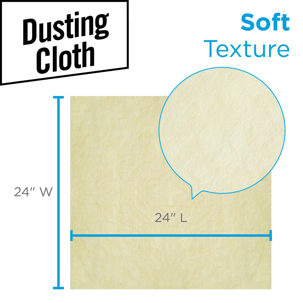 Brawny Professional Brawny Professional Disposable Dusting Cloths, Yellow - 29624