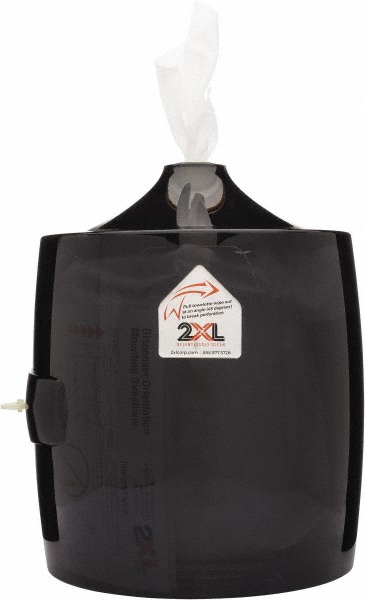 WypAll Wall Mounted Dispenser for WypAll & Kimtech Wipes, Black, Jumbo Roll, 16.8" x 10.8" x 8.8" - 80579