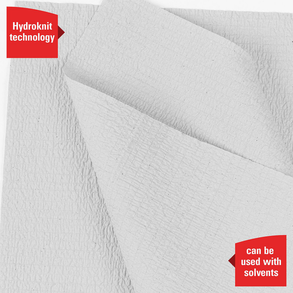 WypAll GeneralClean X60 Multi-Task Cleaning Cloths, Small Roll, Strong & Absorbent Towels, White - 35421
