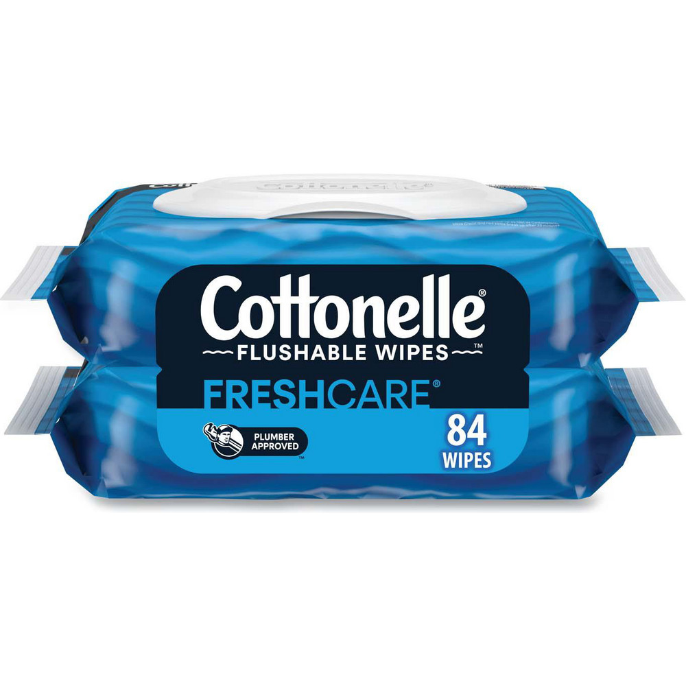 Cottonelle Fresh Care Flushable Cleansing Cloths, 1-Ply, 3.73 x 5.5, White, 84/Pack - KCM35970PK