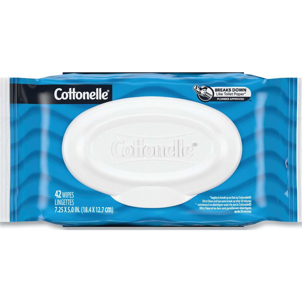 Cottonelle Fresh Care Flushable Cleansing Cloths, 1-Ply, 3.73 x 5.5, White, 84/Pack - KCM35970PK