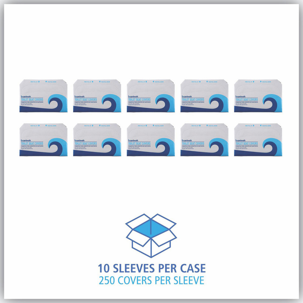 Boardwalk Toilet Seat Covers: 2500, popular seat cover dispensers, Popular seat cover dispensers, White - BWKK2500B