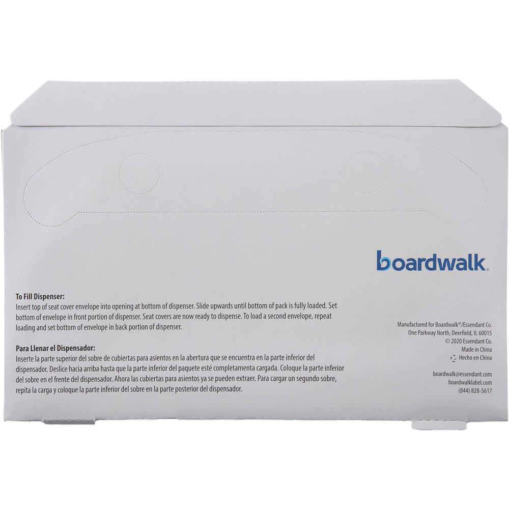 Boardwalk Toilet Seat Covers: 2500, popular seat cover dispensers, Popular seat cover dispensers, White - BWKK2500B