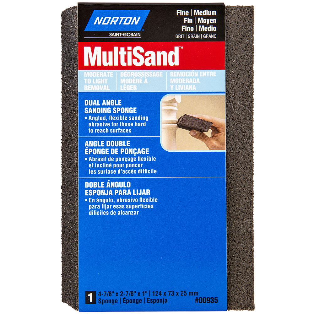 AbilityOne Pack of (12) 1-3/8" Long x 1" Wide x 1" Thick Scouring Sponges - 7920001616219