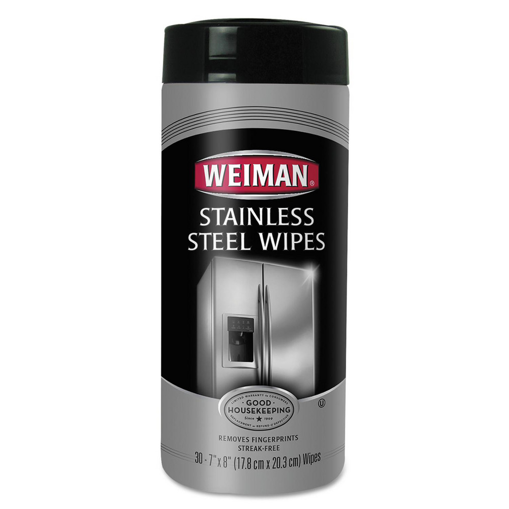 Weiman Weiman Stainless Steel Cleaner Wipes: Pre-Moistened, 30 Ct - WMN92CT