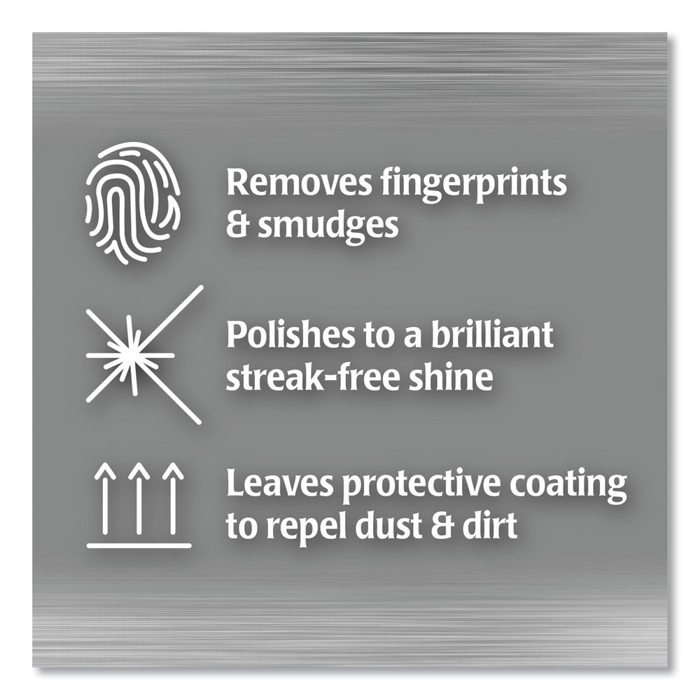 Weiman Weiman Stainless Steel Cleaner Wipes: Pre-Moistened, 30 Ct - WMN92CT