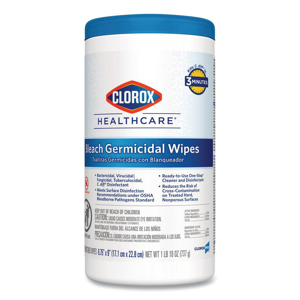 Clorox Healthcare Clorox Healthcare Disinfecting Wipes: Pre-Moistened, 70 Ct - CLO35309