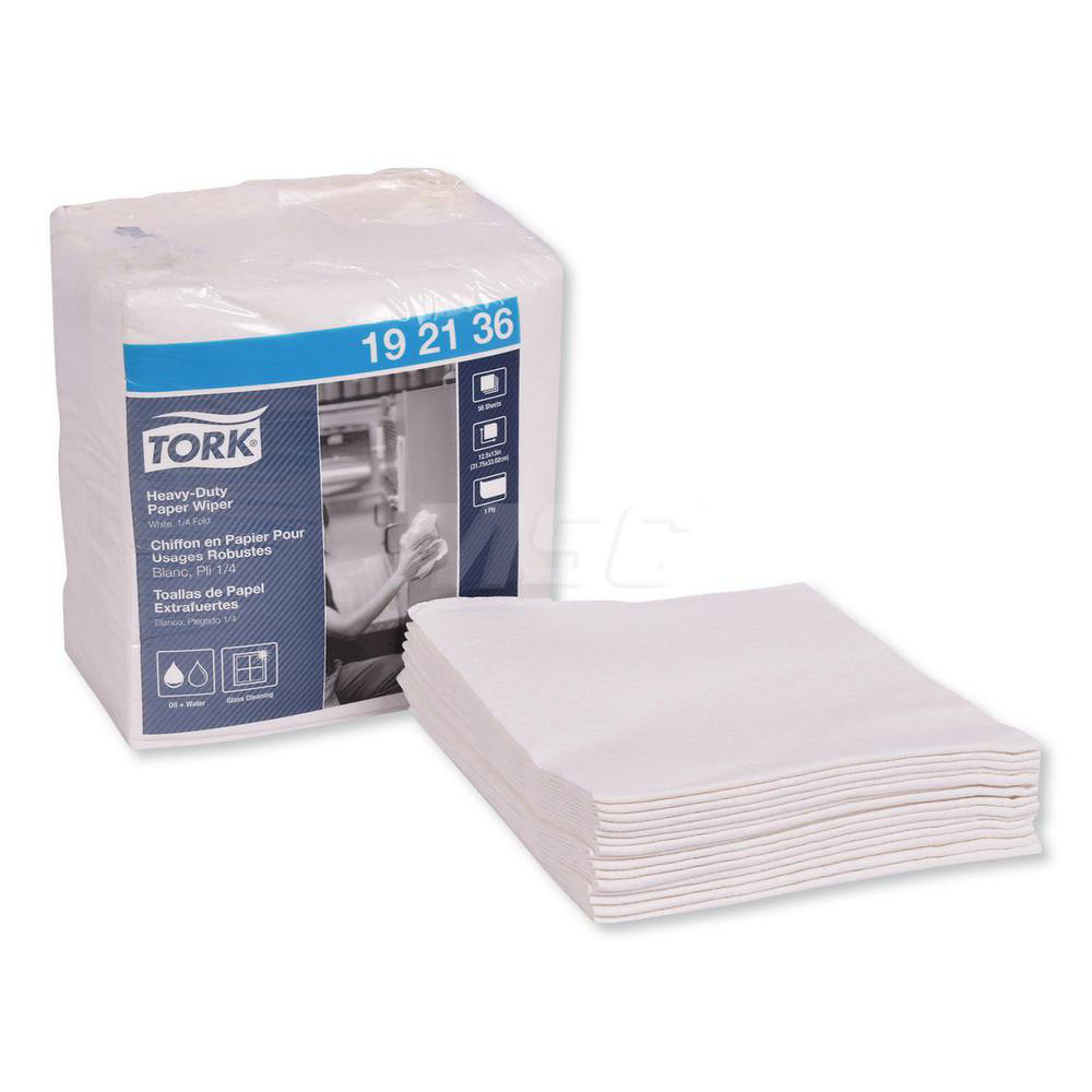 Tork Paper Towels: Multifold, Pack, 1 Ply, Recycled Fiber, White - 192136