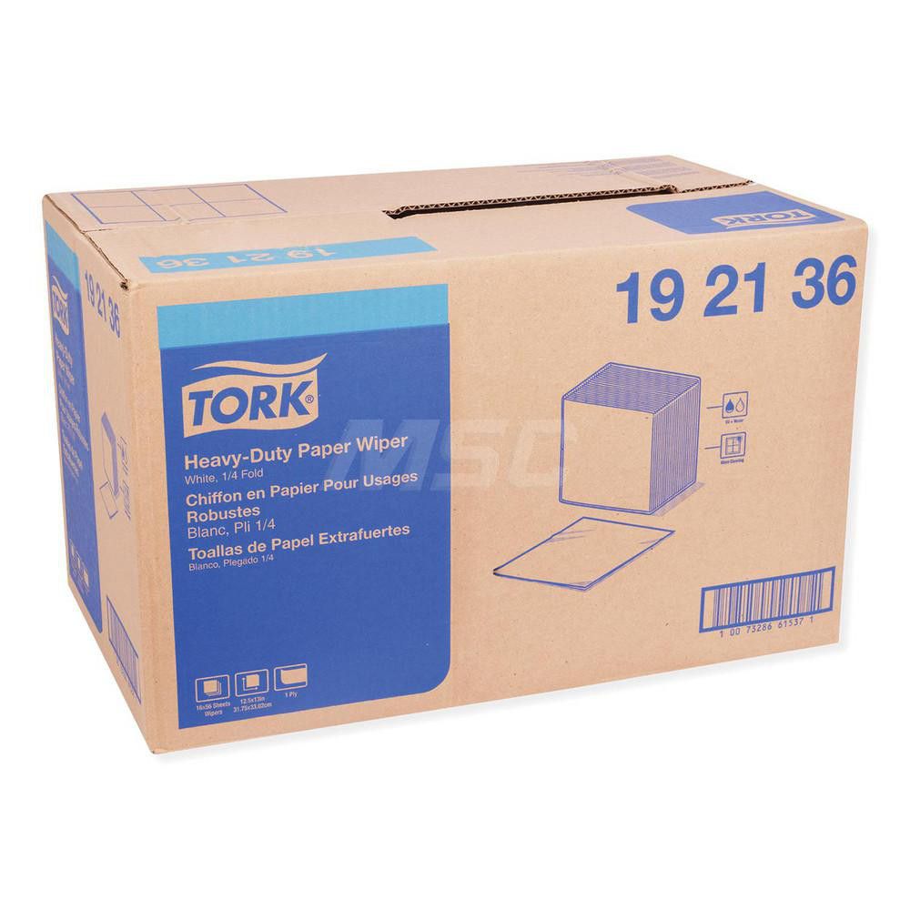 Tork Paper Towels: Multifold, Pack, 1 Ply, Recycled Fiber, White - 192136