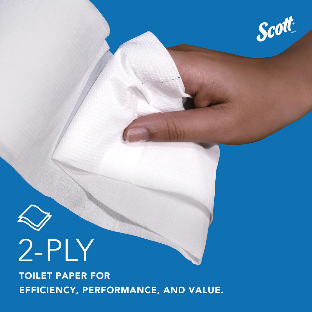 Scott Scott Essential Jumbo Roll (JR) Commercial Toilet Paper (67805), 100% Recycled Fiber, 2-ply, White - 67805