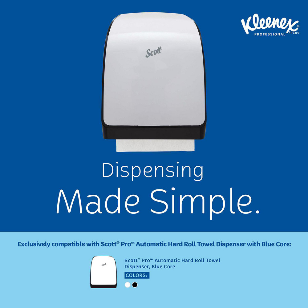 Kleenex Hard Roll Paper Towels (25637), with Premium Absorbency Pockets™, for Blue Core Dispensers, White - 25637