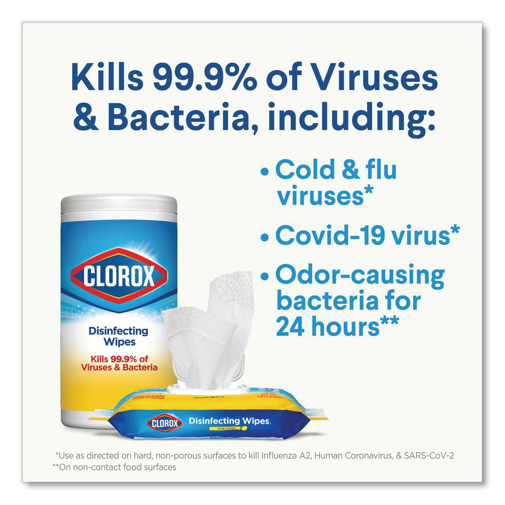Clorox Clorox   Disinfecting Wipes: Pre-Moistened, 35 Ct - CLO01594CT