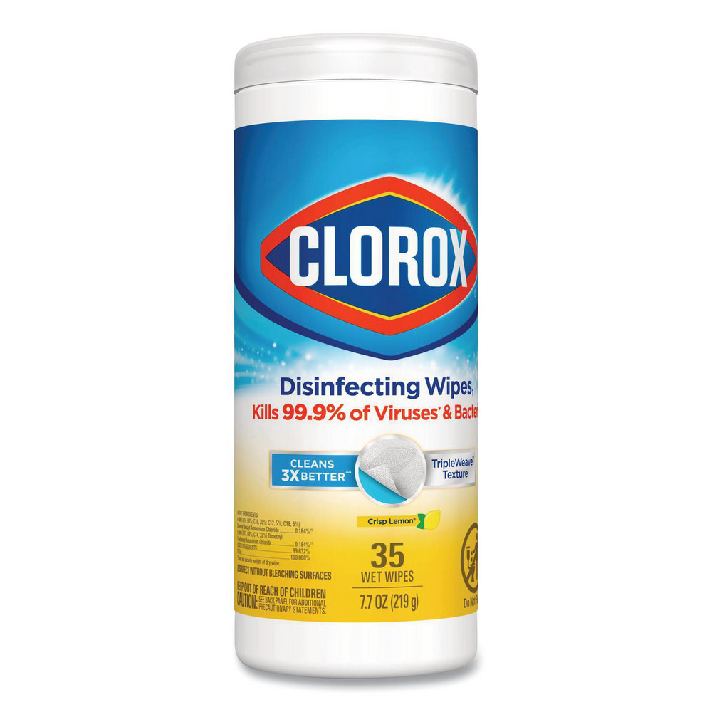 Clorox Clorox   Disinfecting Wipes: Pre-Moistened, 35 Ct - CLO01594CT