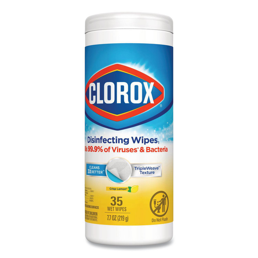 Clorox Clorox   Disinfecting Wipes: Pre-Moistened, 35 Ct - CLO01594CT