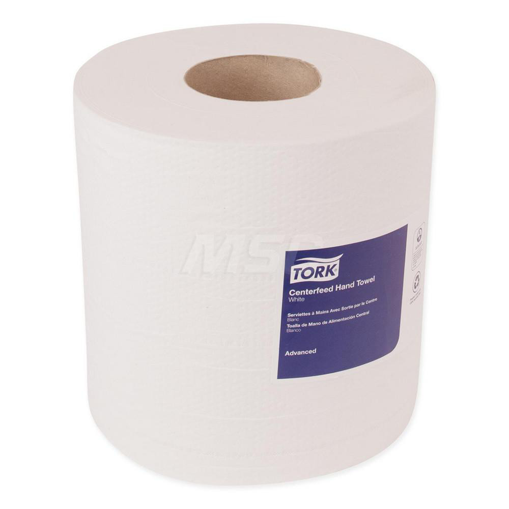 Tork Paper Towels: Center Pull Roll, Roll, 2 Ply, Recycled Fiber, White - TRK120932
