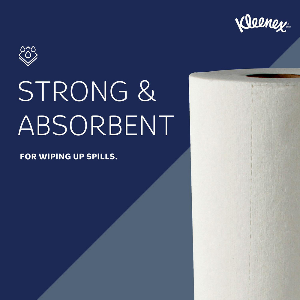 Kleenex Premier Kitchen Paper Towels (13964), Cloth-Like Softness, White - 13964