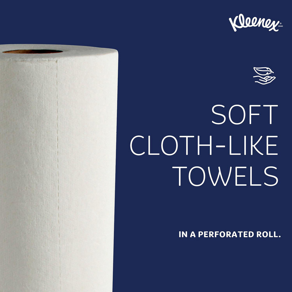 Kleenex Premier Kitchen Paper Towels (13964), Cloth-Like Softness, White - 13964