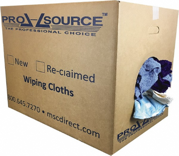 PRO-SOURCE Polishing & Dust Cloth: Reclaimed, Cotton - PS-R010-C12-10