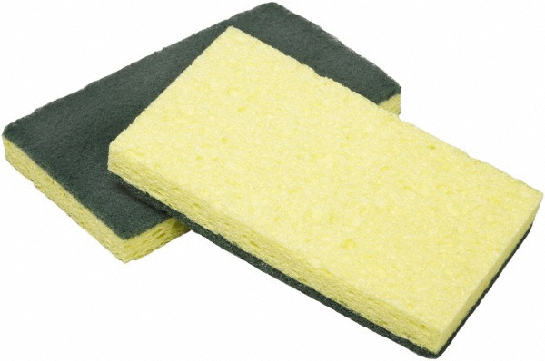 AbilityOne Pack of (60) 4-3/8" Long x 1.38" Wide x 1" Thick Scouring Sponges - 7920006339928