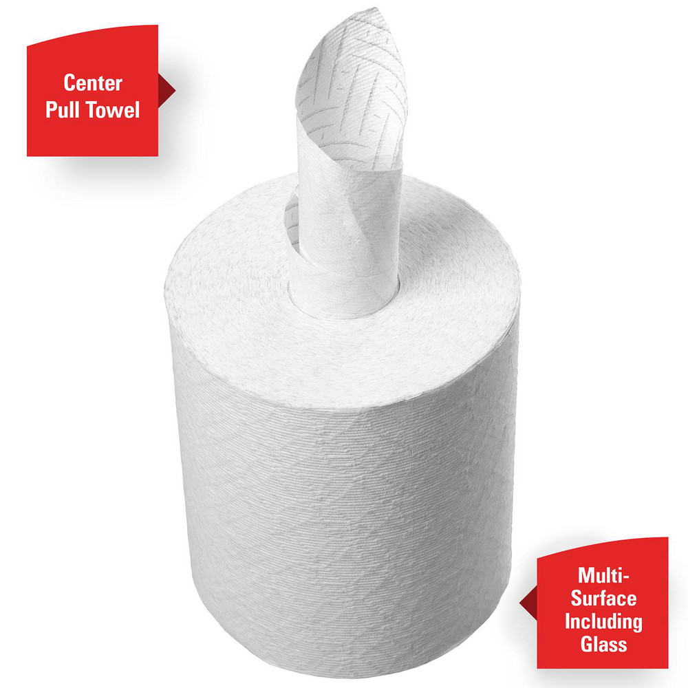 WypAll Reach Towel System, Center-Pull Towel, for WypAll Reach Disepnser, White - 53734