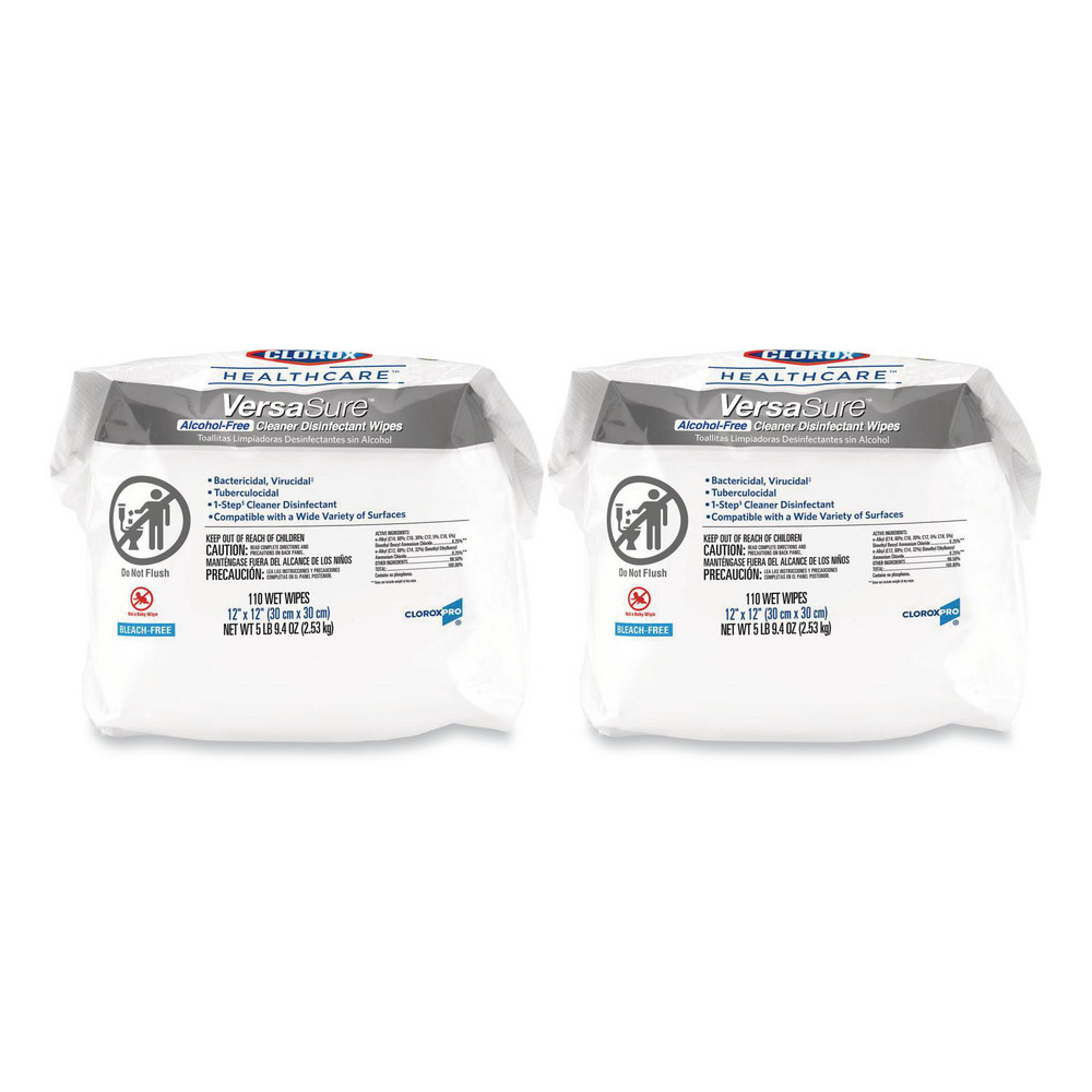 Clorox Healthcare Clorox Healthcare Disinfecting Wipes: Pre-Moistened, 110 Ct - CLO31761