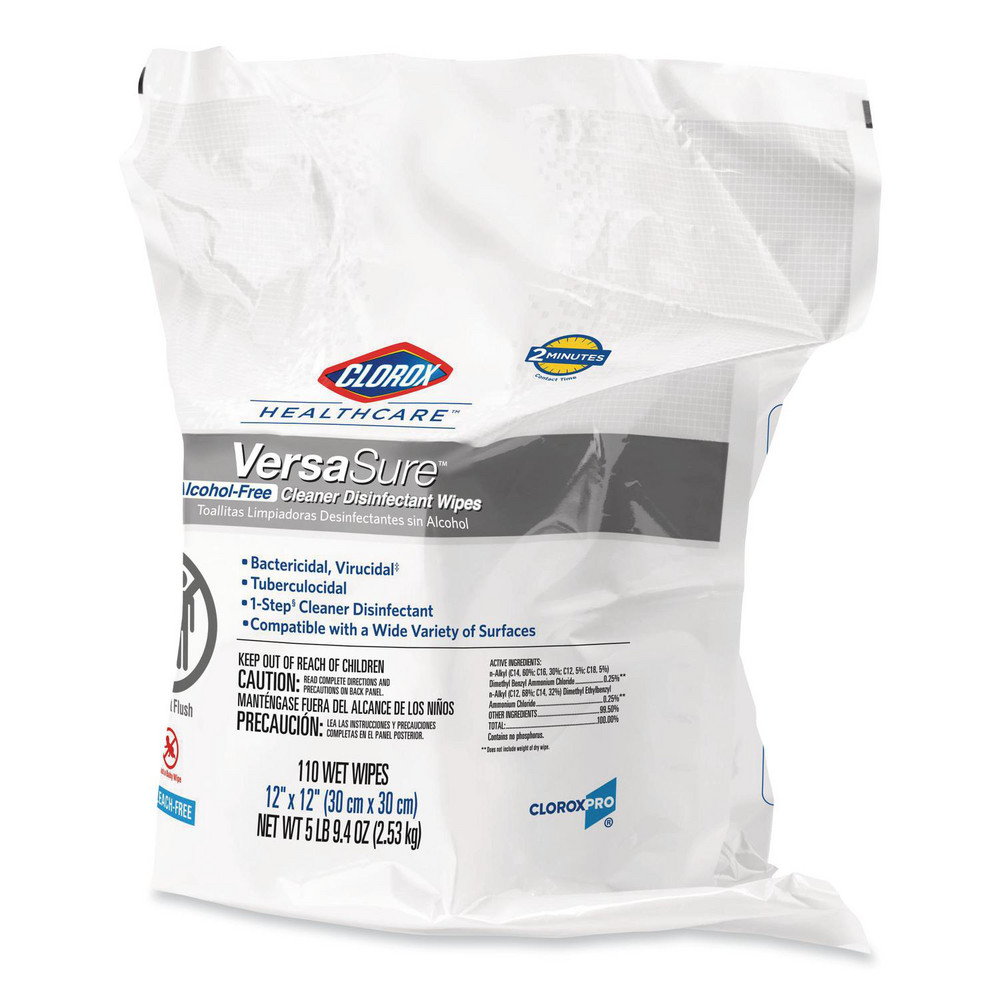 Clorox Healthcare Clorox Healthcare Disinfecting Wipes: Pre-Moistened, 110 Ct - CLO31761