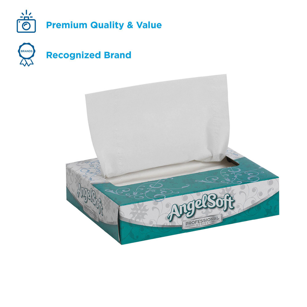 Angel Soft Professional Angel Soft Professional Series 2-Ply Facial Tissue, Personal Size Flat Box - 48550