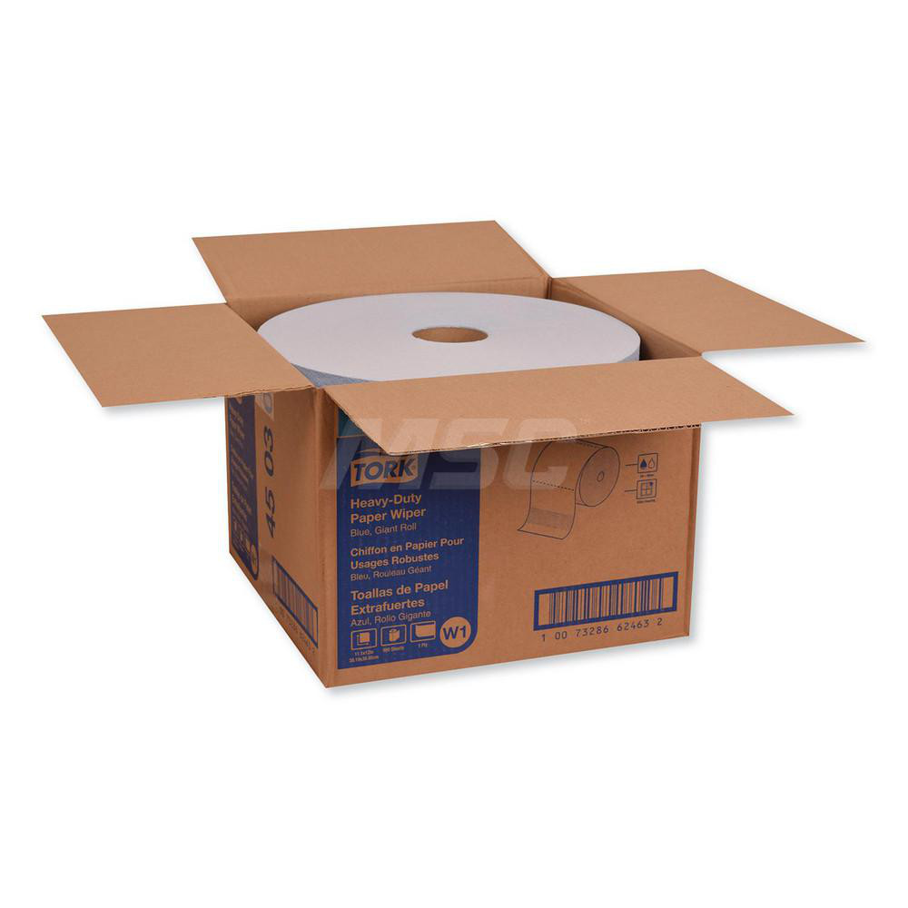Tork Paper Towels: Hard Roll, Roll, 1 Ply, Blue - TRK450304