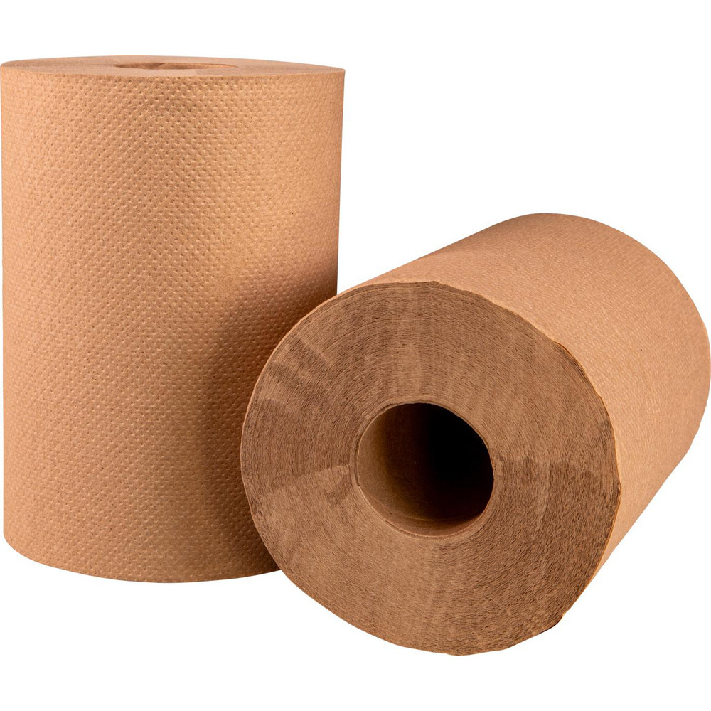 Value Collection Paper Towels: Hard Roll, 12 Rolls per Case, Roll, 1.000 Ply, Brown, Recycled Fiber - NP-12350 EN