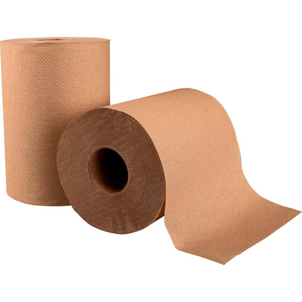 Value Collection Paper Towels: Hard Roll, 12 Rolls per Case, Roll, 1.000 Ply, Brown, Recycled Fiber - NP-12350 EN
