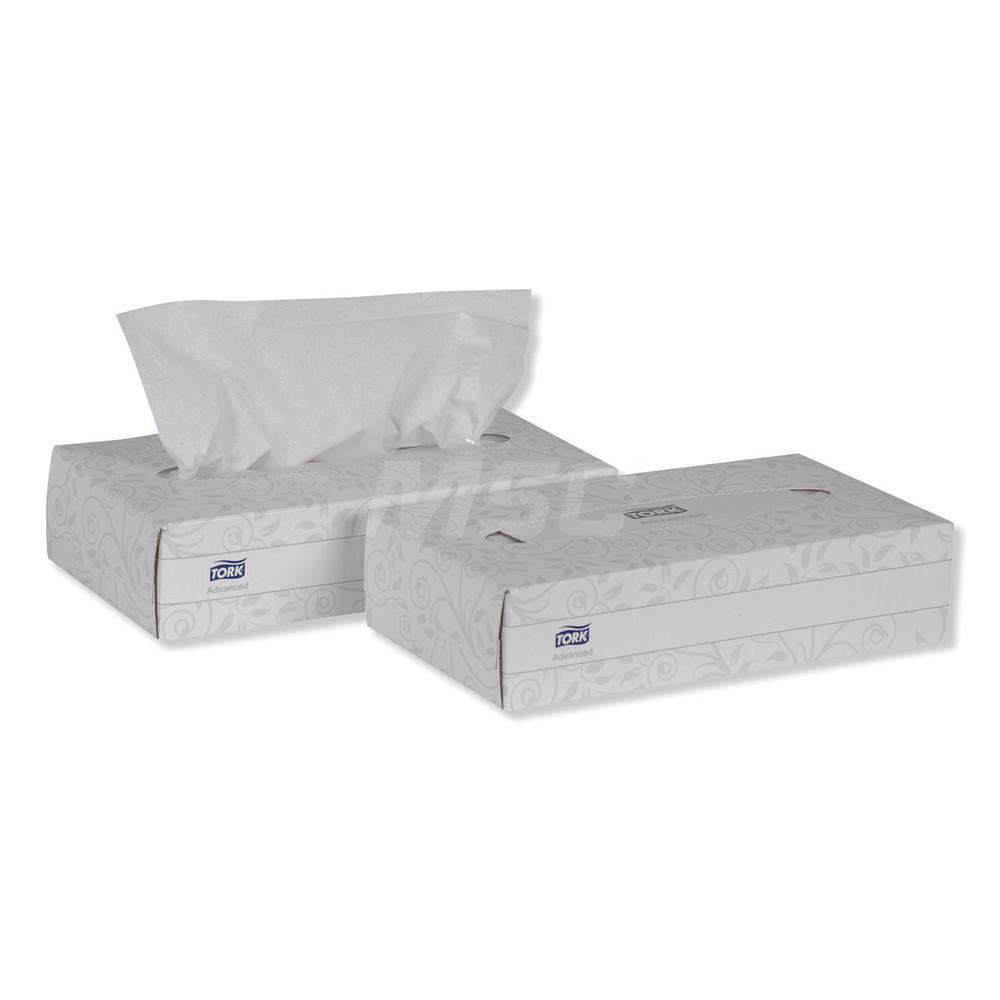 Tork Facial Tissue: Flat Box, Yes, 100, White - TRKTF6810