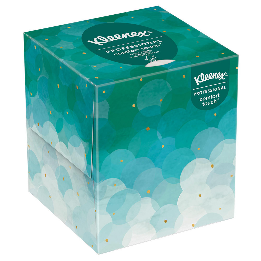 Tork Facial Tissue: Flat Box, Yes, 100, White - TRKTF6810