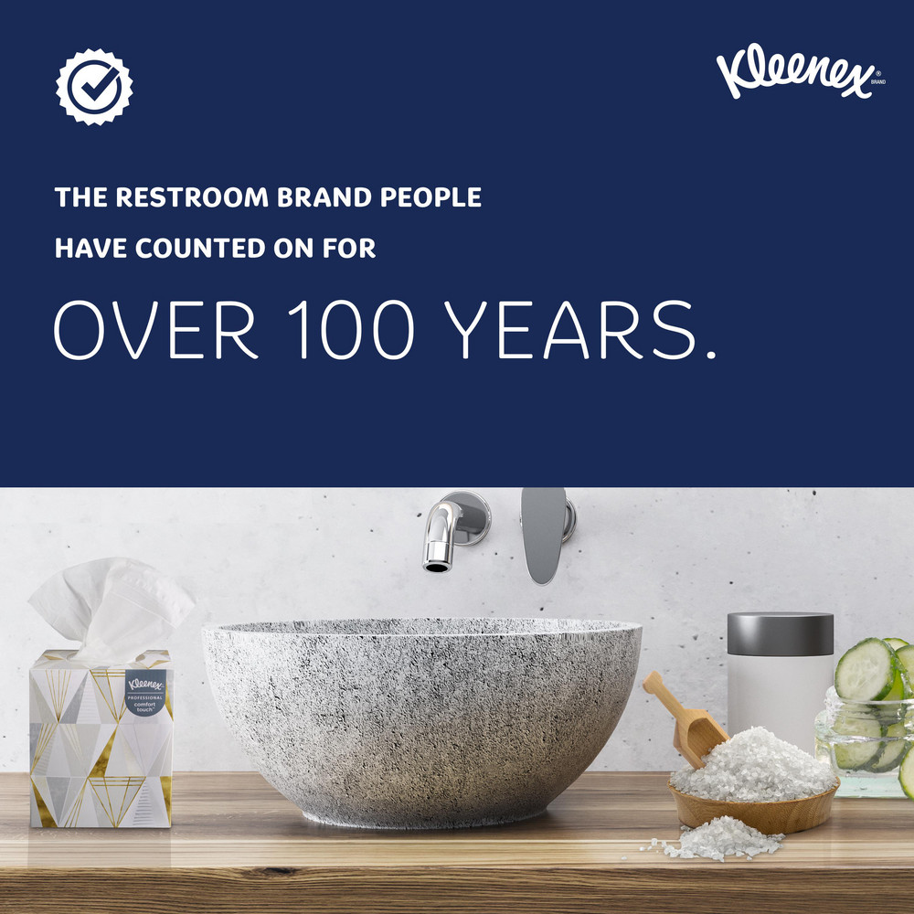 Kleenex Kleenex Facial Tissue for Business (21606), Flat Tissue Boxes - 21606