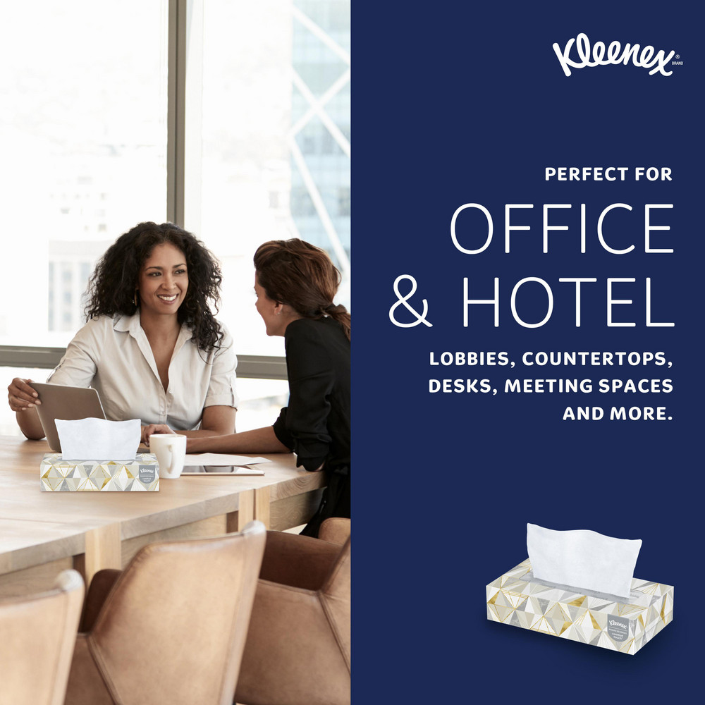 Kleenex Kleenex Facial Tissue for Business (21606), Flat Tissue Boxes - 21606