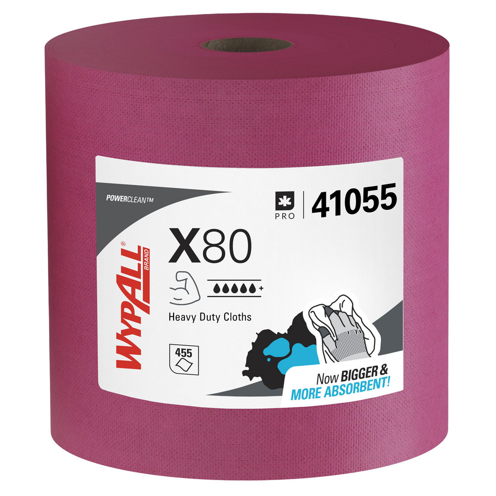 WypAll GeneralClean X60 Multi-Task Cleaning Cloths, Jumbo Roll, Strong & Absorbent Towels, White - 34955