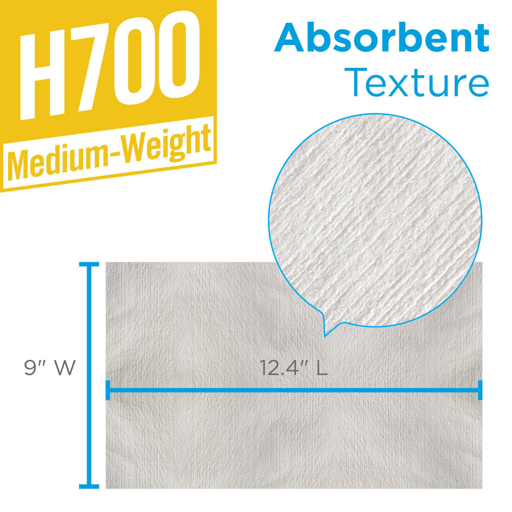 Brawny Professional Brawny Professional H700 Disposable Cleaning Towels, Tall Box, White - 29322