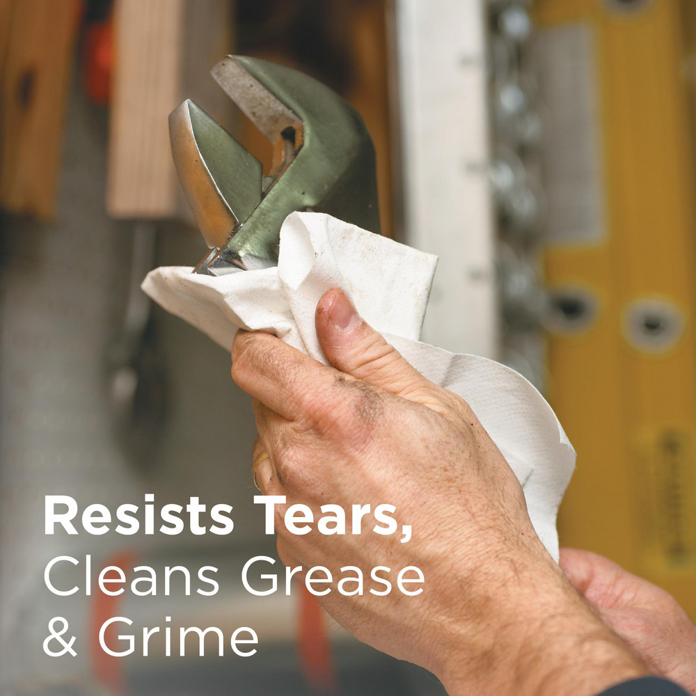 Brawny Professional Brawny Professional H700 Disposable Cleaning Towels, Tall Box, White - 29322