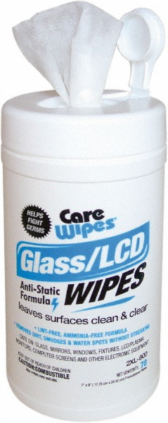 2XL CareWipes  ESD/Antistatic Cleaning Wipes: Pre-Moistened, 70 Ct - 2XL-600