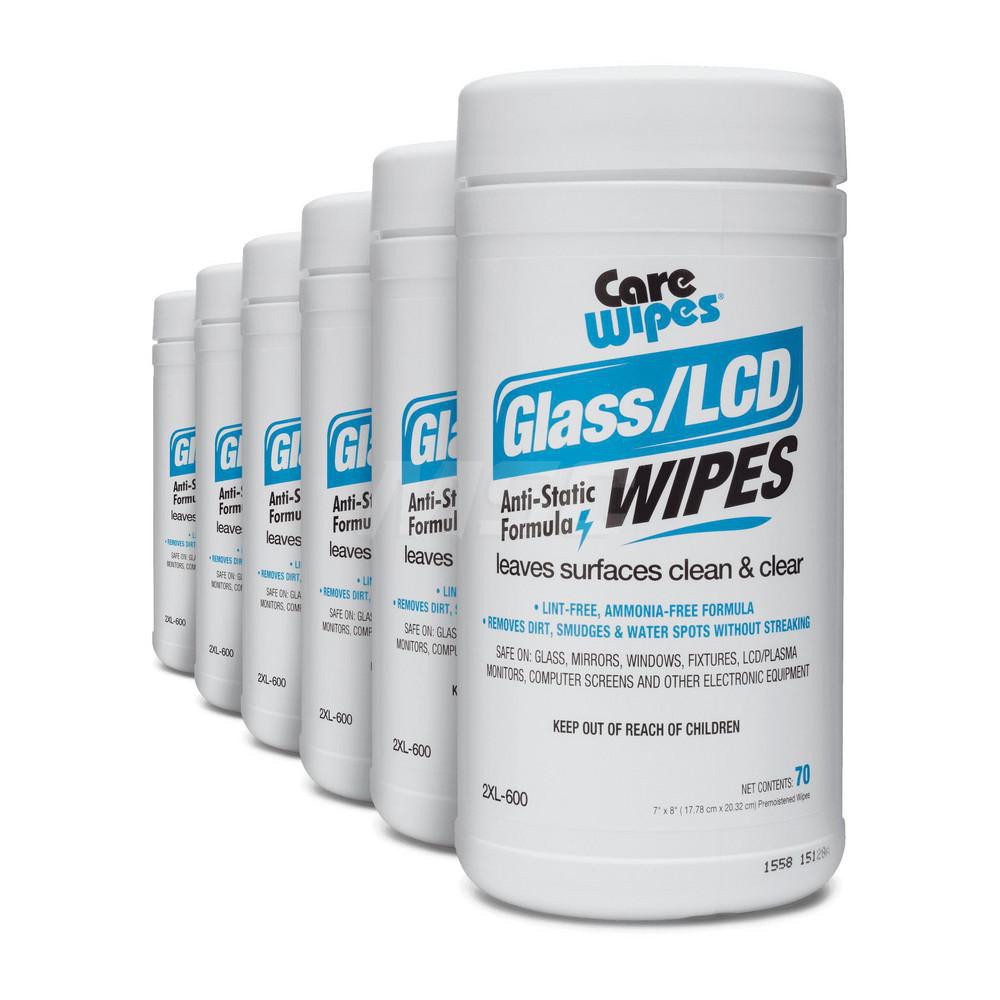 2XL CareWipes  ESD/Antistatic Cleaning Wipes: Pre-Moistened, 70 Ct - 2XL-600