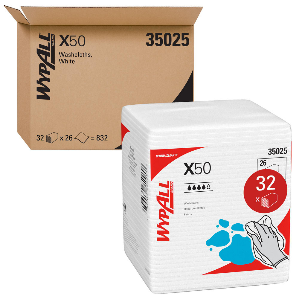 WypAll Shop Towel/Industrial Wipes: 76 Sheet/Pack - 9725095/5645525