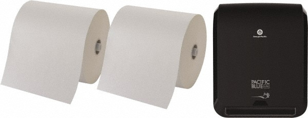 Georgia Pacific Paper Towels: Hard Roll, 12 Rolls, 1 Ply, White - 5054279/5054578