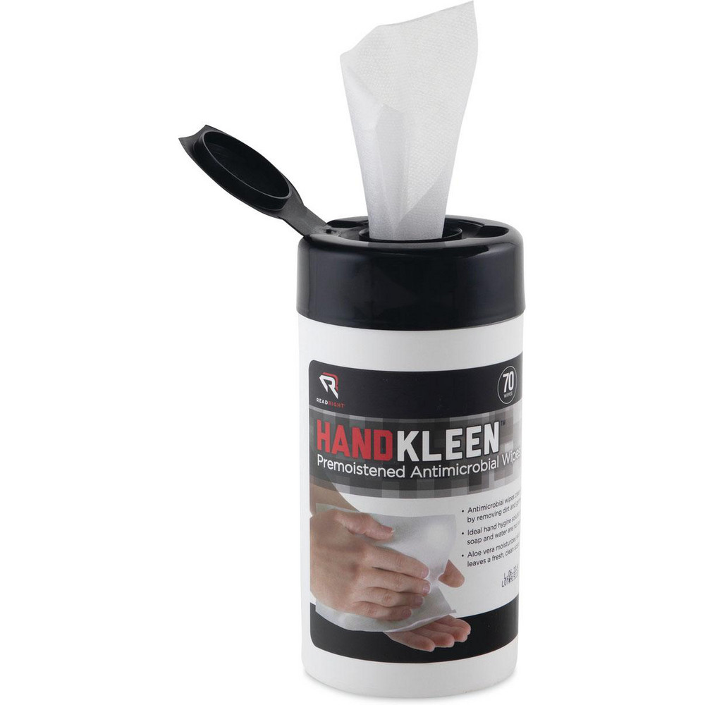 READ RIGHT READ RIGHT Hand Cleaning Wipes: Pre-Moistened, 70 Ct - REARR1460