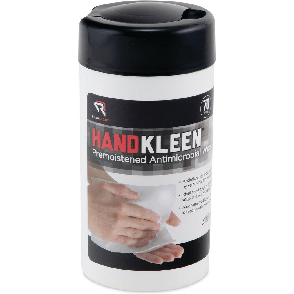 READ RIGHT READ RIGHT Hand Cleaning Wipes: Pre-Moistened, 70 Ct - REARR1460