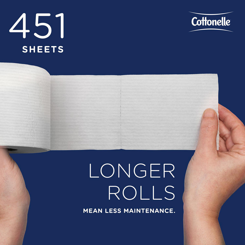 Cottonelle Bulk Toilet Paper: Standard Toilet Paper Rolls, 2-ply, White - 17713
