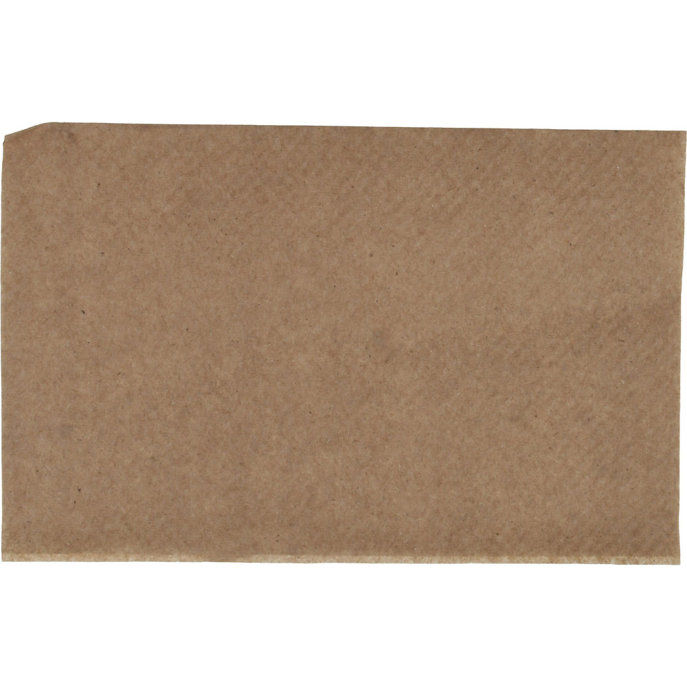 PRO-SOURCE Paper Towels: Single Fold, Pack, 1.000 Ply, Natural, Recycled Fiber - 45-MSCSFT16