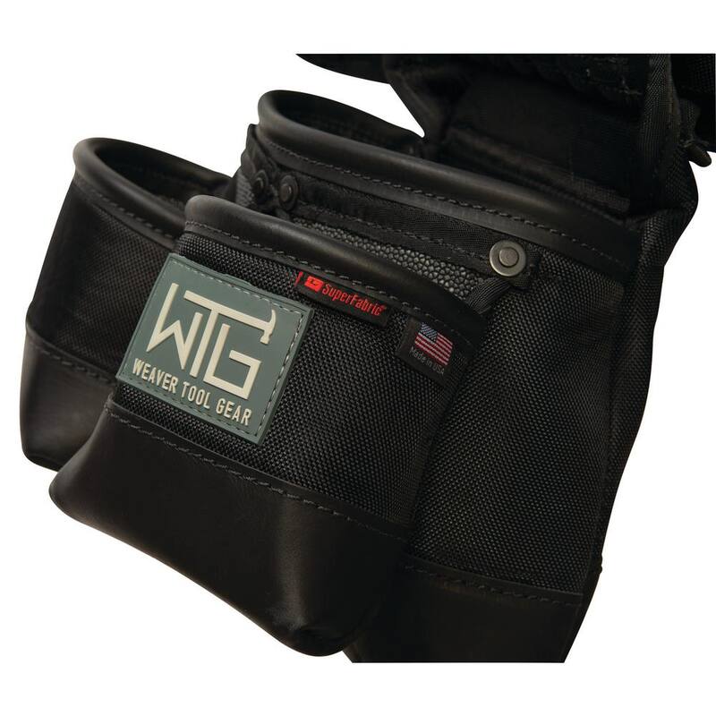 Weaver Tool Gear Super Framer Black Nylon Waist Tool Belt - 85100-65-00