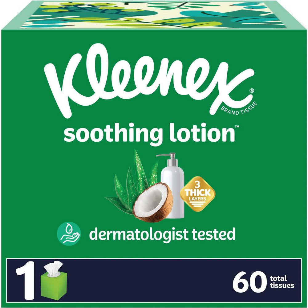 Kleenex Ultra Soft Facial Tissue, 3-Ply, White, 120/Box, 4 Boxes/Pack, 8 Packs/Carton - KCM54316