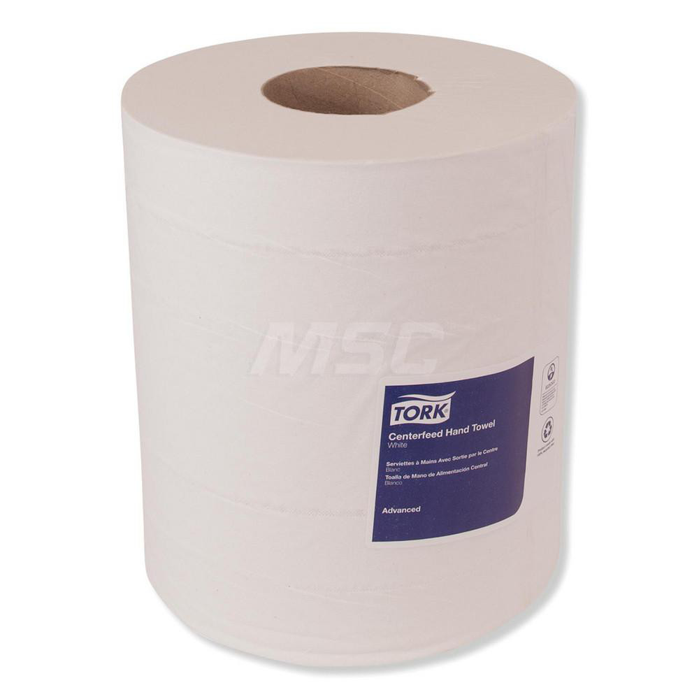Tork Paper Towels: Center Pull Roll, Roll, 2 Ply, Recycled Fiber, White - 121201