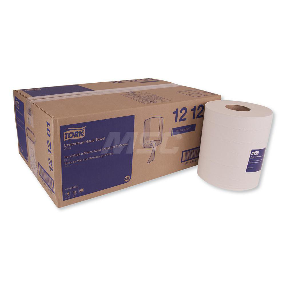Tork Paper Towels: Center Pull Roll, Roll, 2 Ply, Recycled Fiber, White - 121201