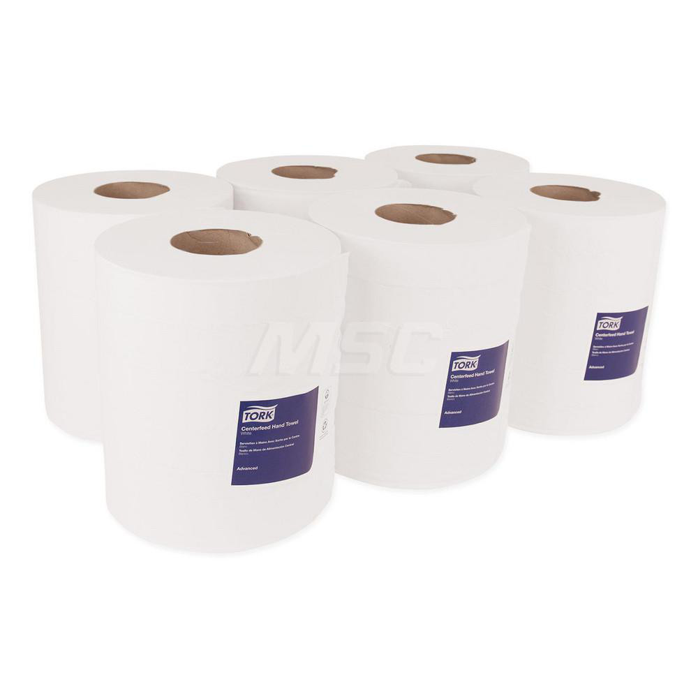 Tork Paper Towels: Center Pull Roll, Roll, 2 Ply, Recycled Fiber, White - 121201